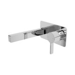 Martini Wall Basin Set Chrome